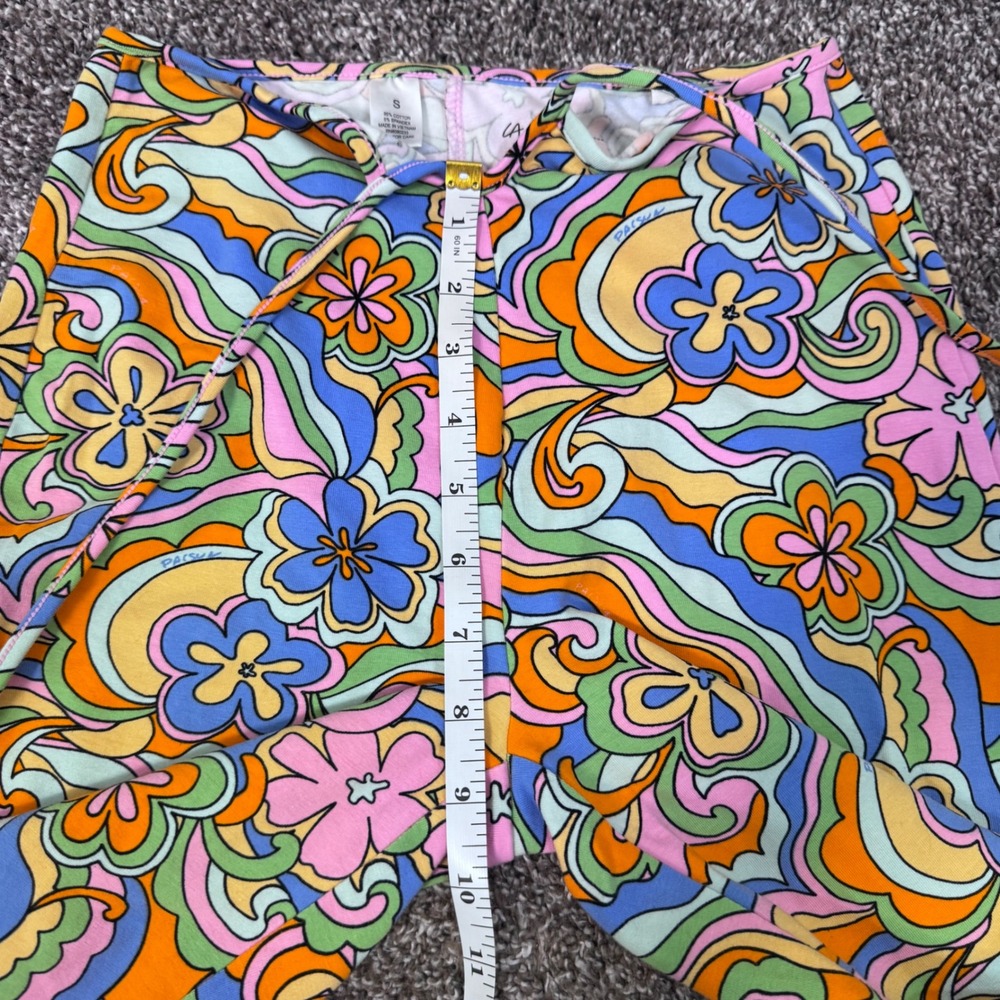 LA Hearts PacSun Women's Psychedelic Floral Flare Pants Hippie Retro Small - Picture 7 of 8